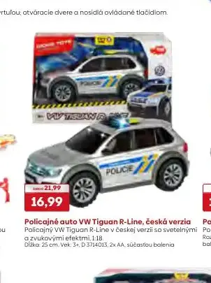 Policajné auto VW Tiguan R-Line, česká verzia