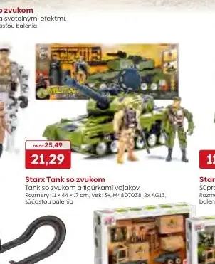 Starx Tank so zvukom
