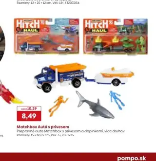 Matchbox Autá s prívesom