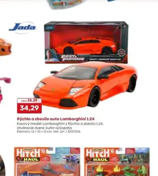 Rýchlo a zbesilo auto Lamborghini 1:24