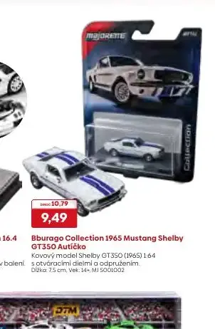 Bburago Collection 1965 Mustang Shelby GT350 Autíčko