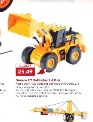 Drivero RC Nakladač 2,4 GHz