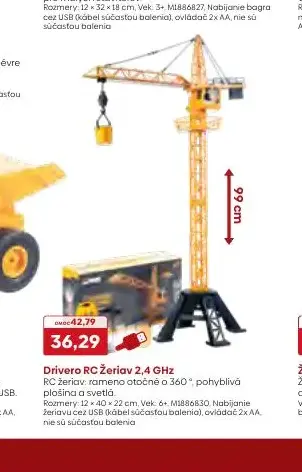 Drivero RC Žeriav 2,4 GHz