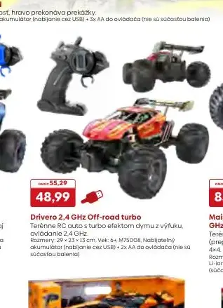 Drivero 2,4 GHz Off-road turbo