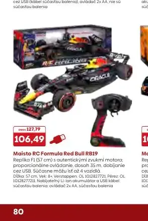 Maisto RC Formula Red Bull RB19