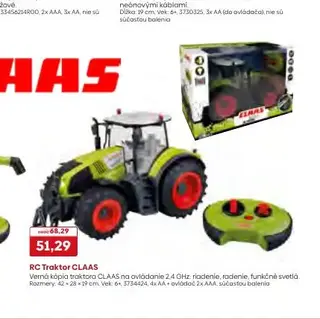 RC Traktor CLAAS