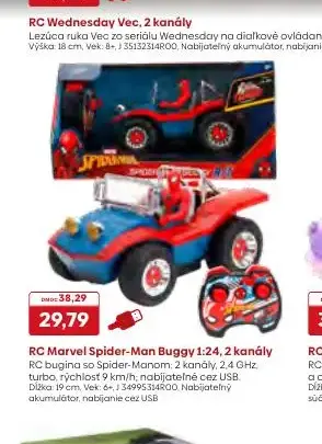 RC Marvel Spider-Man Buggy 1:24, 2 kanály