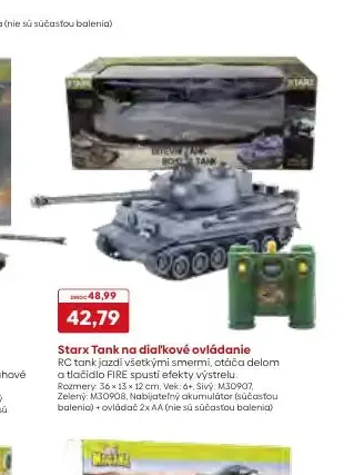 Starx Tank na diaľkové ovládanie