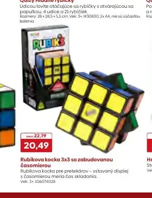 Rubikova kocka 3x3 so zabudovanou časomierou