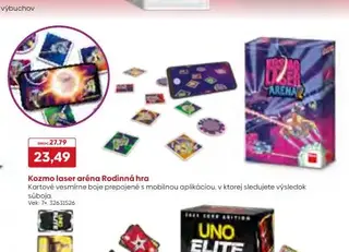 Kozmo laser aréna Rodinná hra