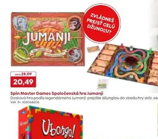 Spin Master Games Spoločenská hra Jumanji