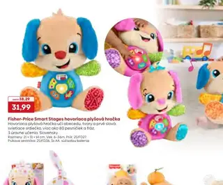 Fisher-Price Smart Stages hovoriaca plyšová hračka
