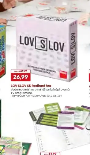 LOV SLOV SK Rodinná hra