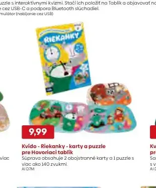 Albi Kvído - Riekanky - karty a puzzle pre Hovoriaci tablík