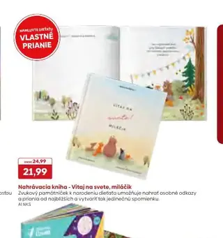 Nahrávacia kniha - Vitaj na svete, miláčik