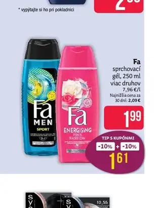 Fa sprchovací gél 250 ml